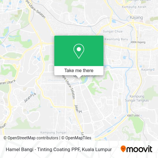 Hamel Bangi - Tinting Coating PPF map
