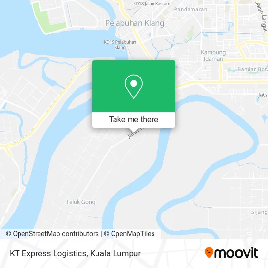 KT Express Logistics map