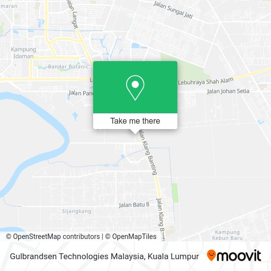 Gulbrandsen Technologies Malaysia map