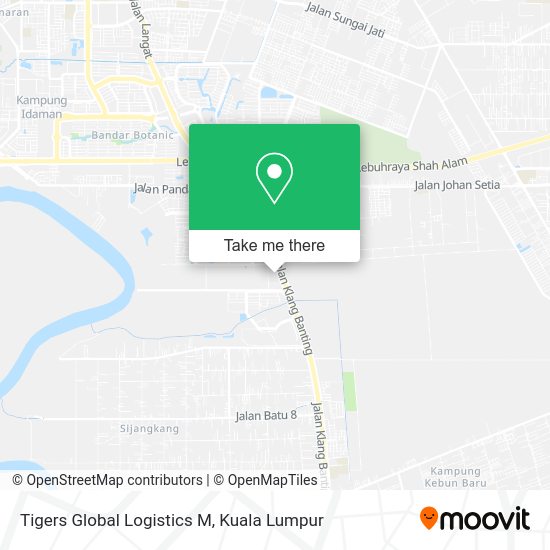 Tigers Global Logistics M map