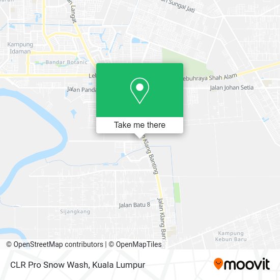 CLR Pro Snow Wash map