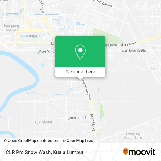 CLR Pro Snow Wash map
