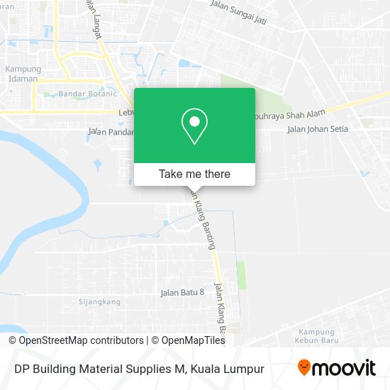 DP Building Material Supplies M map