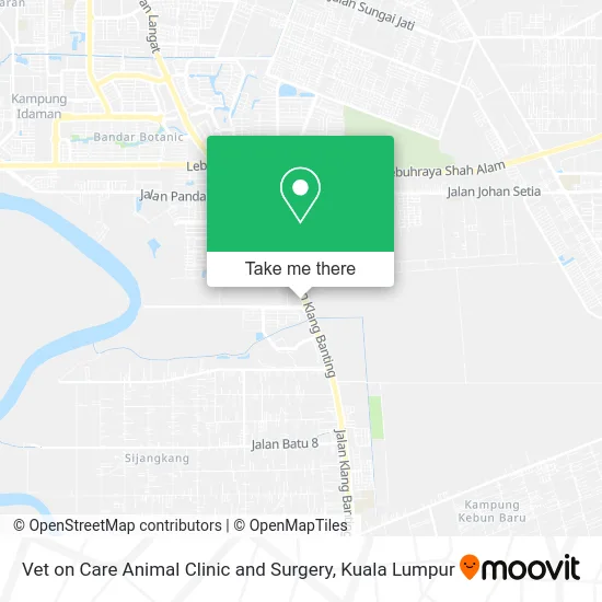 Vet on Care Animal Clinic and Surgery map