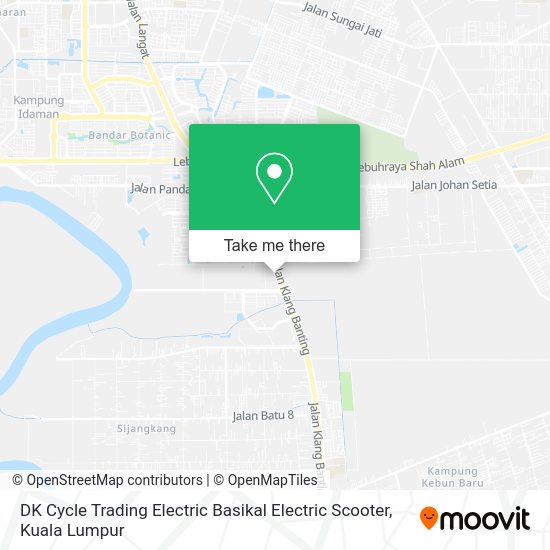 DK Cycle Trading Electric Basikal Electric Scooter map