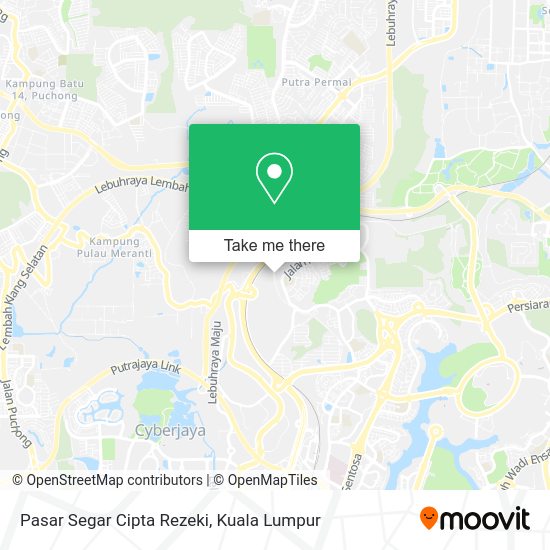 Pasar Segar Cipta Rezeki map