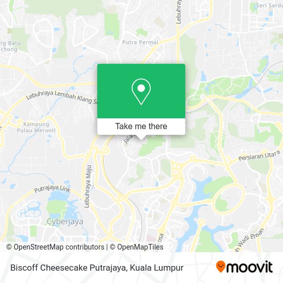 Peta Biscoff Cheesecake Putrajaya