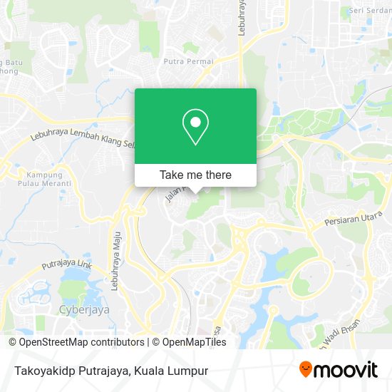 Takoyakidp Putrajaya map