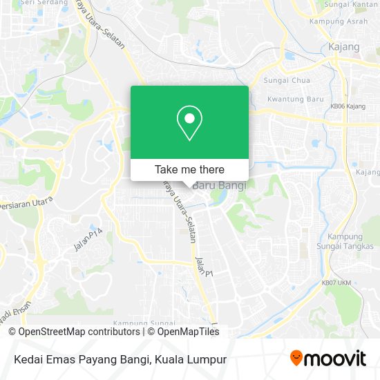 Kedai Emas Payang Bangi map
