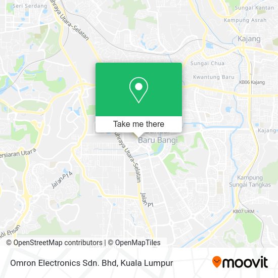 Peta Omron Electronics Sdn. Bhd