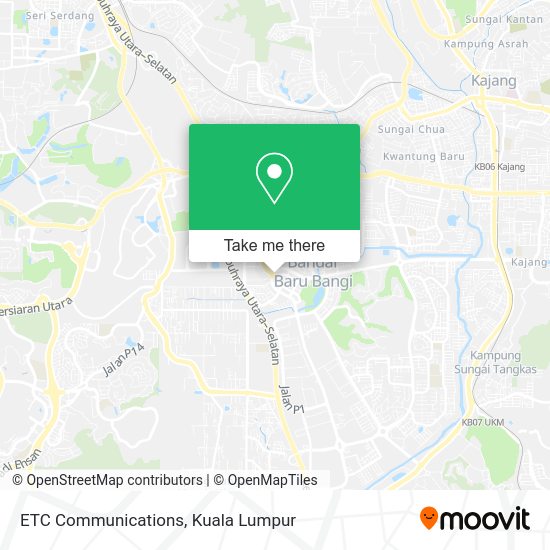 ETC Communications map