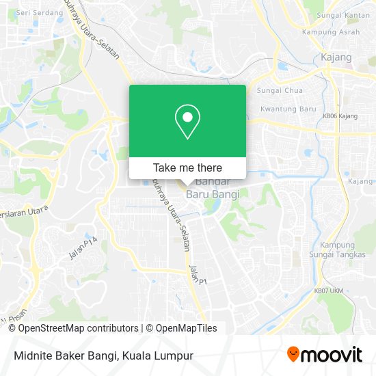 Midnite Baker Bangi map