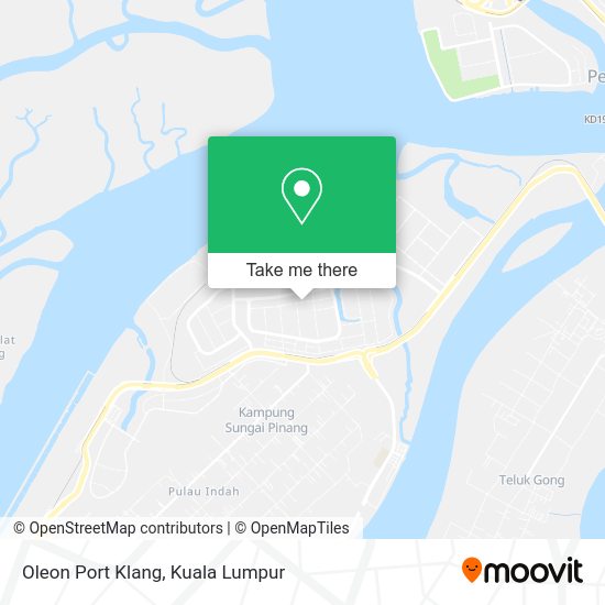 Peta Oleon Port Klang