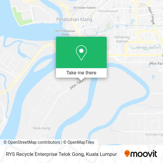 RYS Recycle Enterprise Telok Gong map