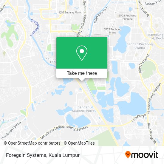 Foregain Systems map