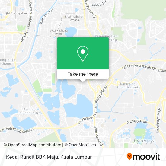 Kedai Runcit BBK Maju map