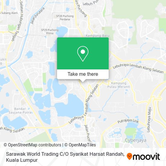 Peta Sarawak World Trading C / O Syarikat Harsat Randah