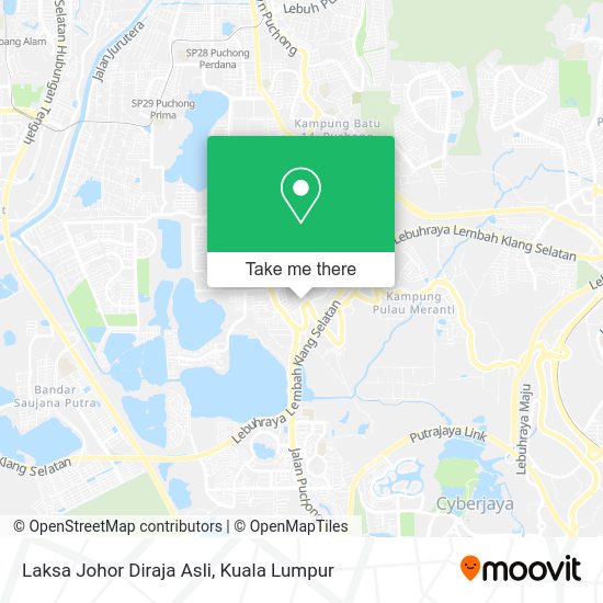 Laksa Johor Diraja Asli map