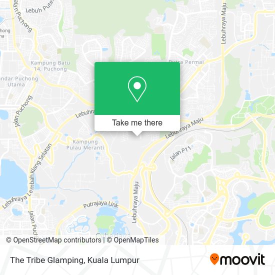 The Tribe Glamping map