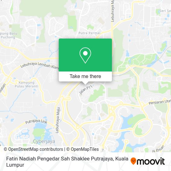 Peta Fatin Nadiah Pengedar Sah Shaklee Putrajaya