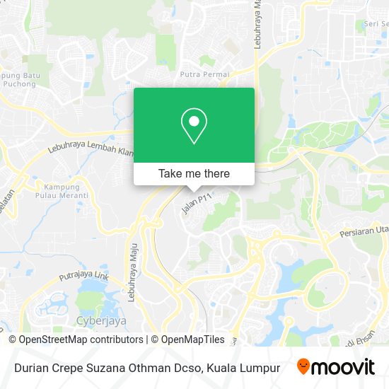 Durian Crepe Suzana Othman Dcso map