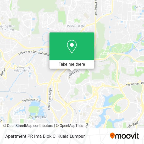 Apartment PR1ma Blok C map