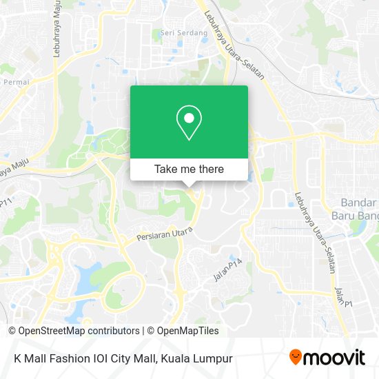 Peta K Mall Fashion IOI City Mall