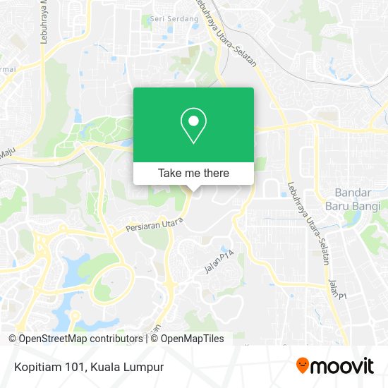 Kopitiam 101 map