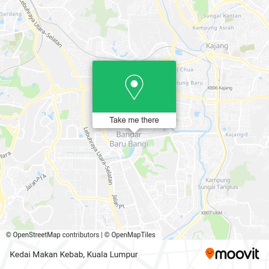 Peta Kedai Makan Kebab