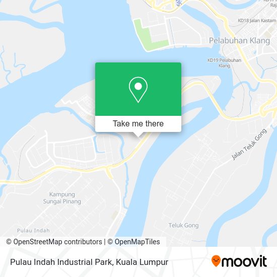 Peta Pulau Indah Industrial Park