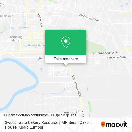 Peta Sweet Taste Cakery Resources MR Seeni Cake House