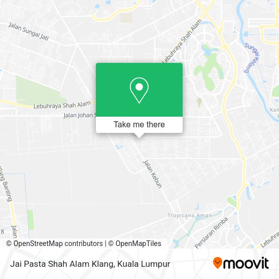 Peta Jai Pasta Shah Alam Klang