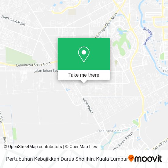 Pertubuhan Kebajikkan Darus Sholihin map