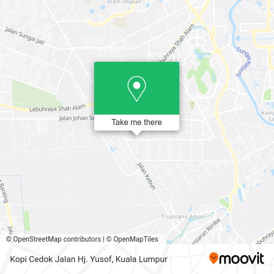Kopi Cedok Jalan Hj. Yusof map