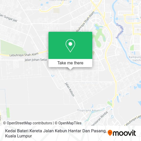 Kedai Bateri Kereta Jalan Kebun Hantar Dan Pasang map