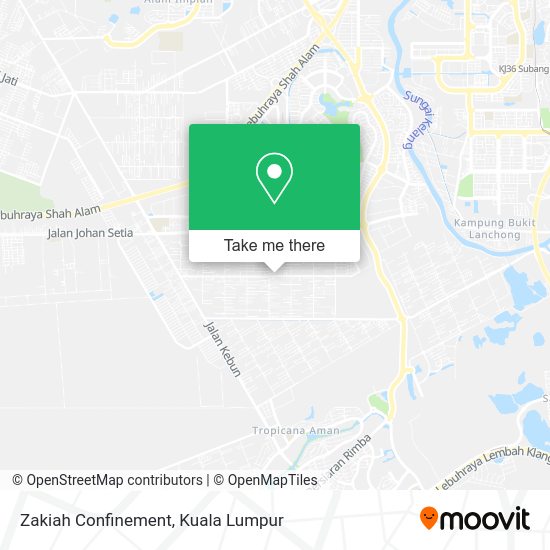 Peta Zakiah Confinement