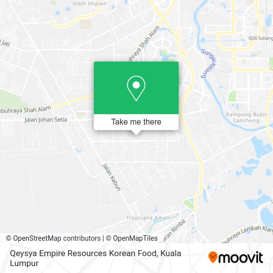 Qeysya Empire Resources Korean Food map