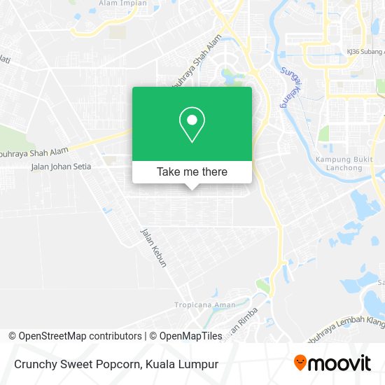 Crunchy Sweet Popcorn map