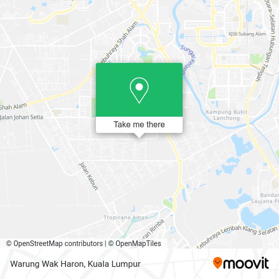 Peta Warung Wak Haron