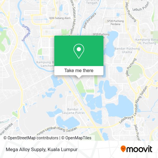 Mega Alloy Supply map