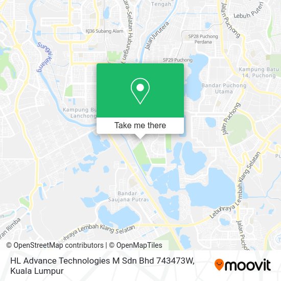 HL Advance Technologies M Sdn Bhd 743473W map