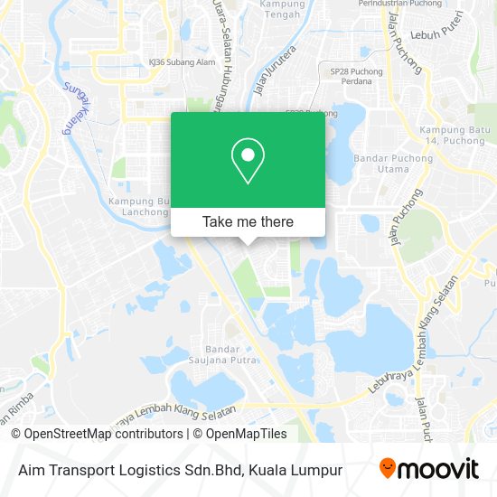 Aim Transport Logistics Sdn.Bhd map