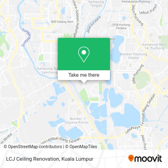 LCJ Ceiling Renovation map