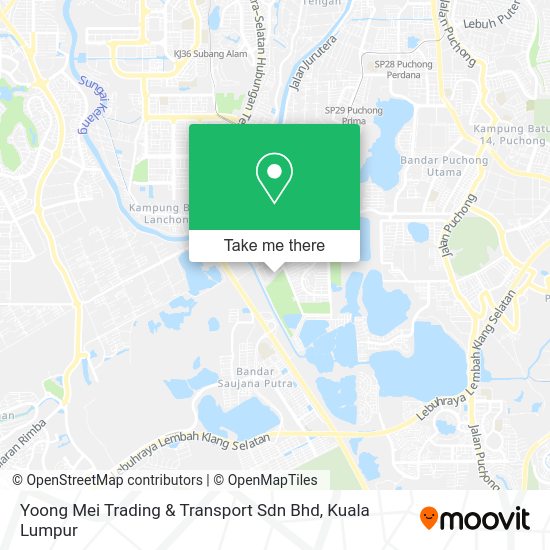 Peta Yoong Mei Trading & Transport Sdn Bhd