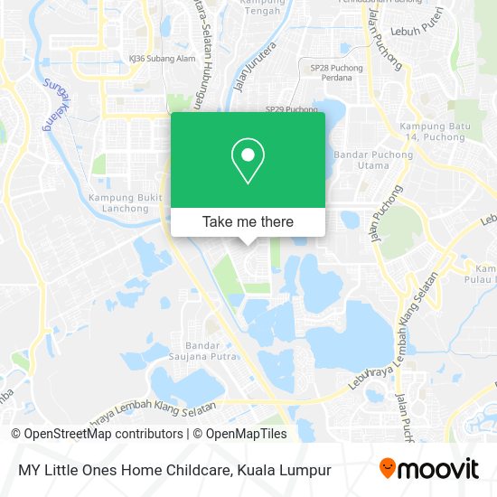 MY Little Ones Home Childcare map