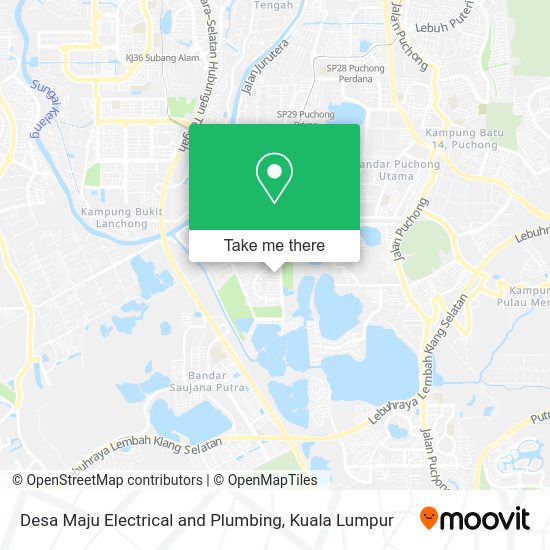 Desa Maju Electrical and Plumbing map