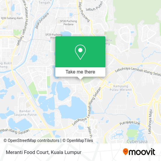 Peta Meranti Food Court