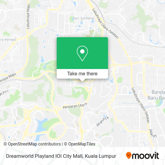 Dreamworld Playland IOI City Mall map