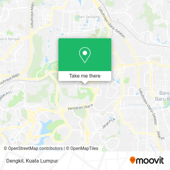 Dengkil map