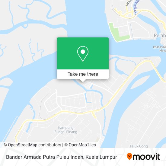 Peta Bandar Armada Putra Pulau Indah